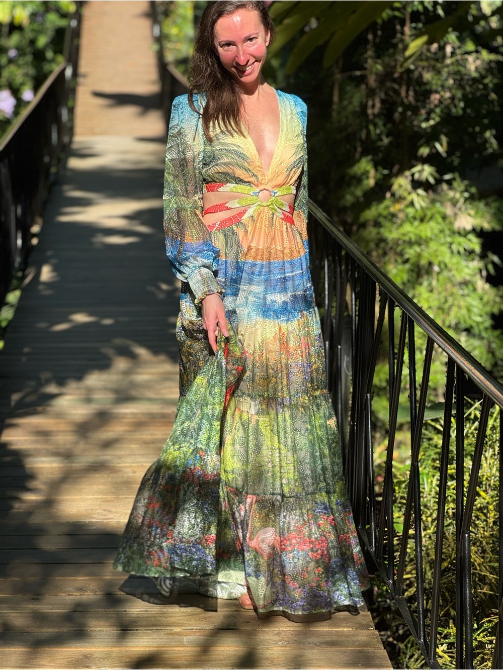 Alice and Olivia Patricia Tiered Dress - Picture 8 of 9